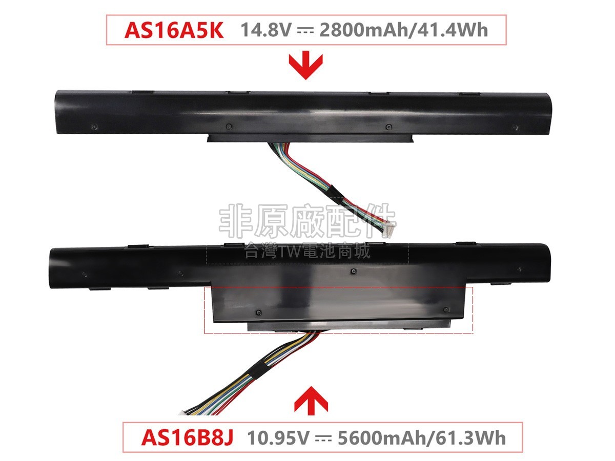 原廠Acer Aspire E5-523G-91QH電池