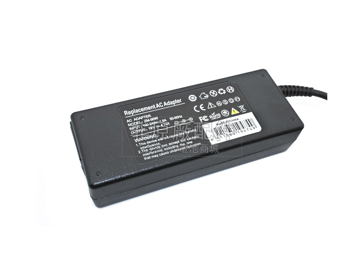 Asus 90W 19V-4.74A 5.5*2.5MM副廠變壓器