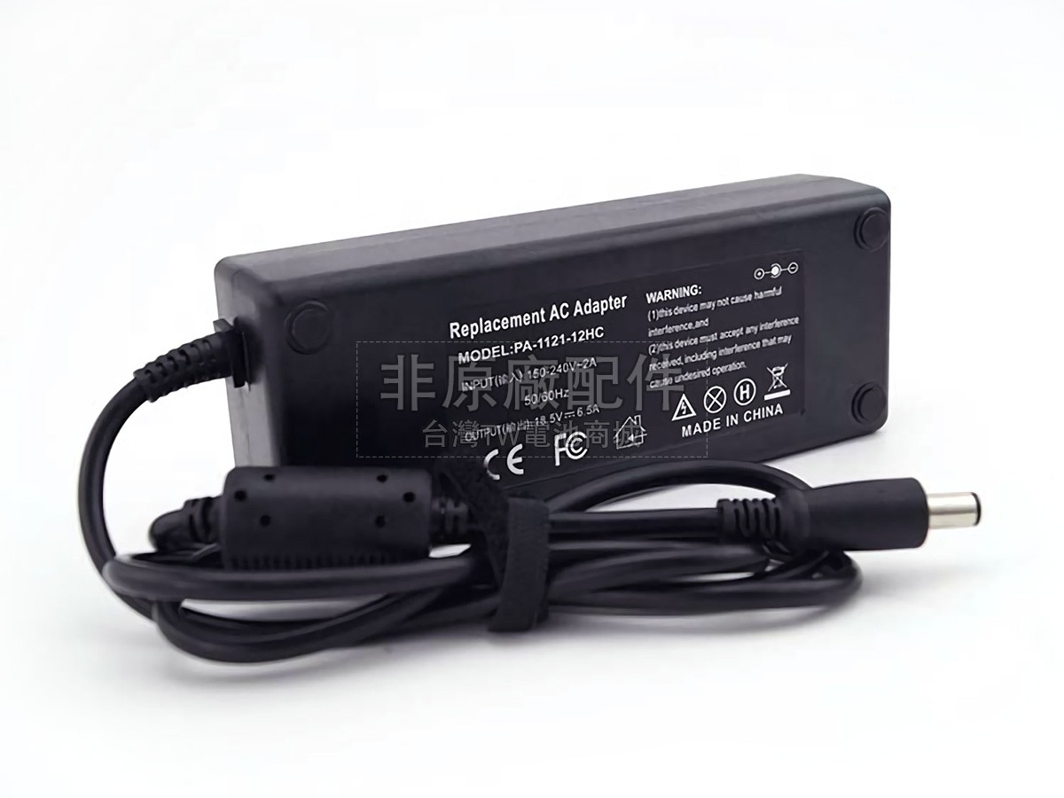 HP 120W 18.5V-6.5A 100-240V~2.0A 50/60HZ 7.4*5.0MM副廠變壓器