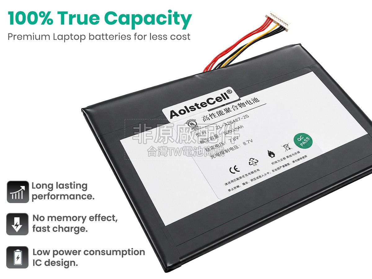 Alldocube ZL-426487-2S副廠電池