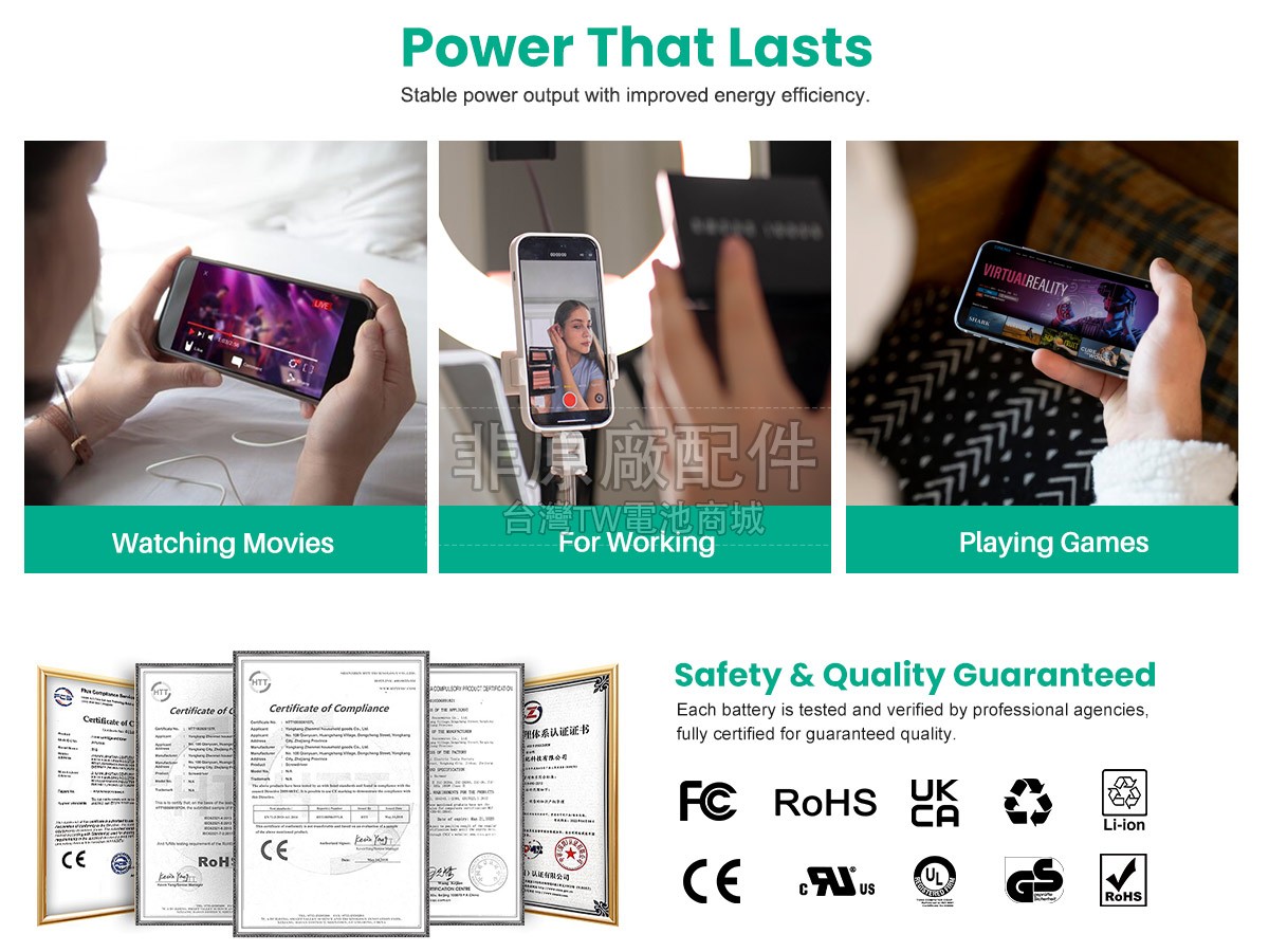 Apple MT9F2B/A副廠電池