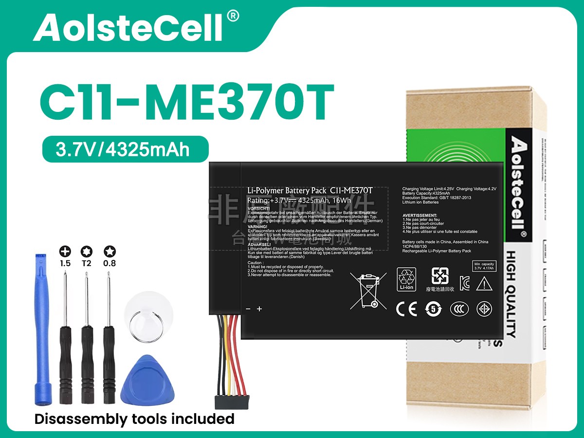 Asus C11-ME370T-T1副廠電池