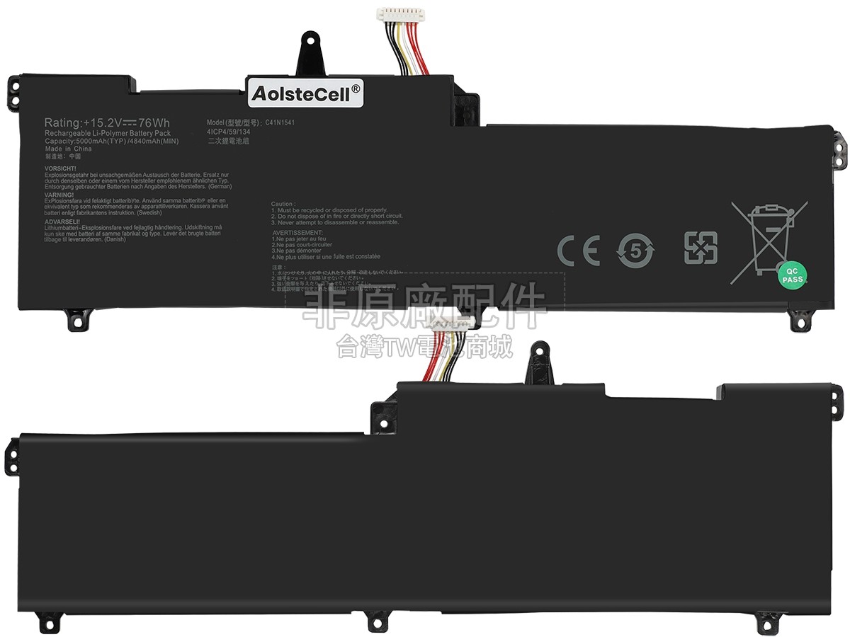 Asus C41PP91副廠電池