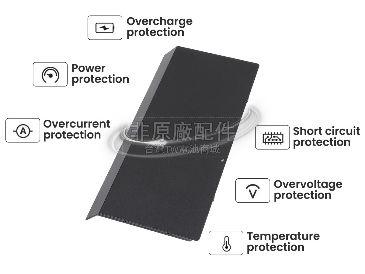 Asus B451副廠電池