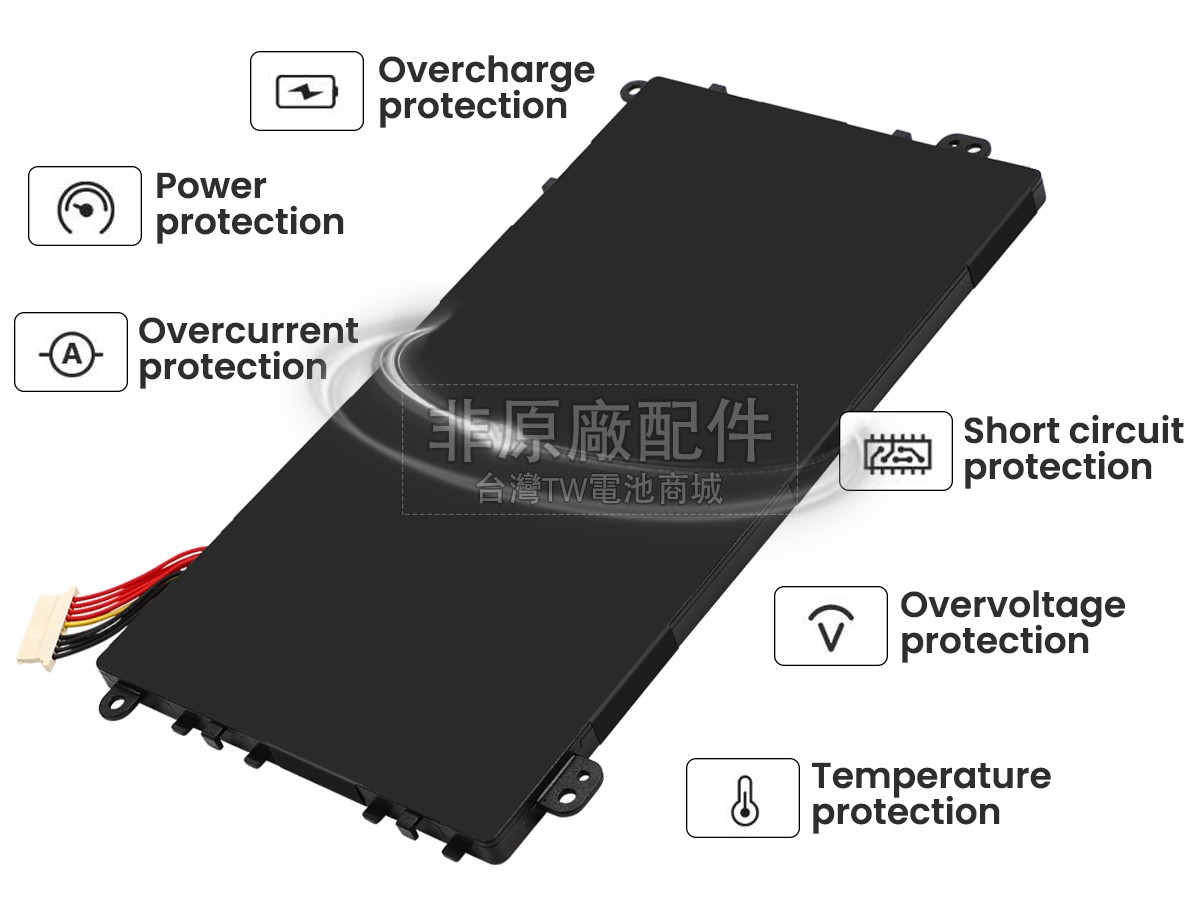 AXIOO 587578-2S副廠電池