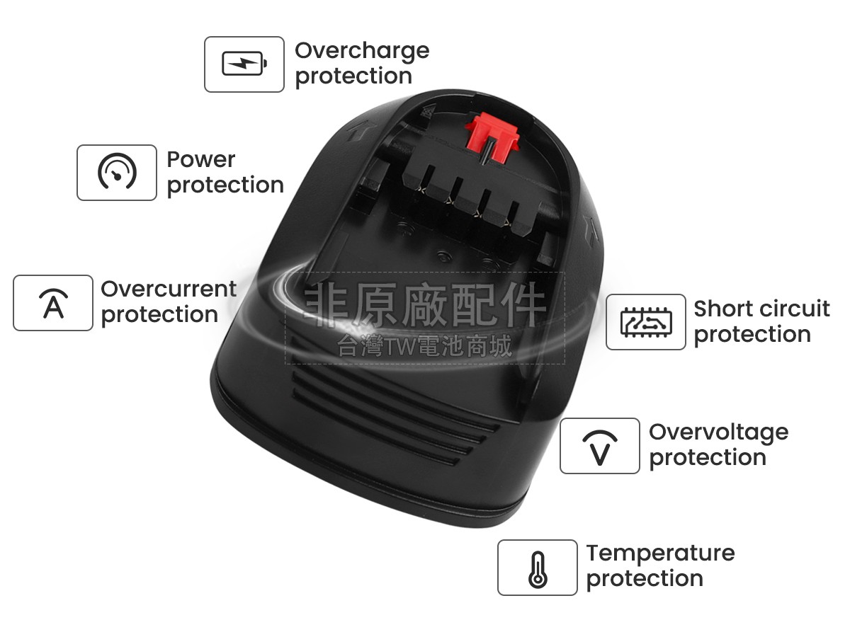 Bosch PSR 1440 LI-2副廠電池