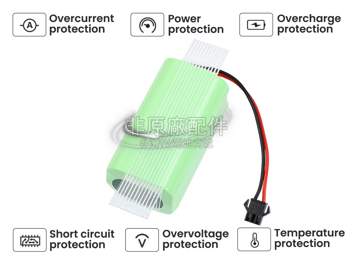 Cecotec CMICR18650F8M7-4S1P副廠電池