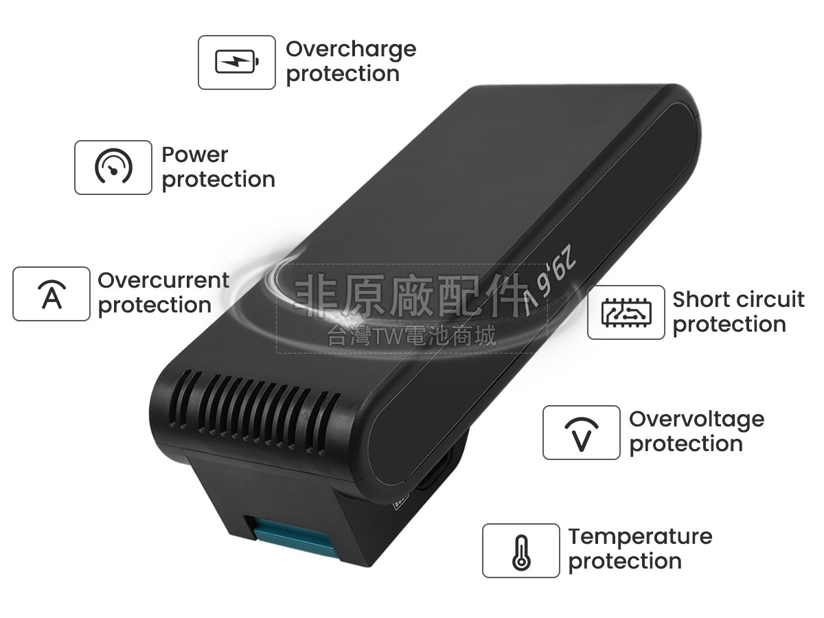 Cecotec ROCKSTAR 1600 X-TREME副廠電池