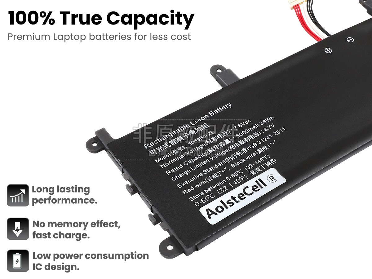 CHUWI 5059B4-2S1P副廠電池