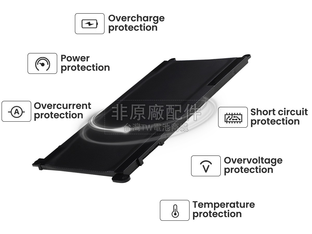 Dell Chromebook 3100 2-IN-1副廠電池