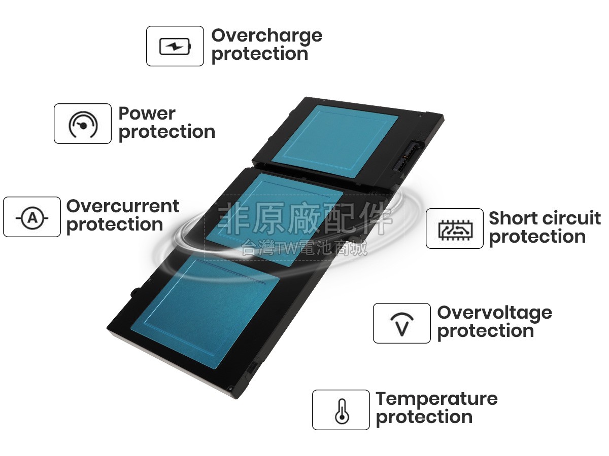 Dell RDRH9副廠電池