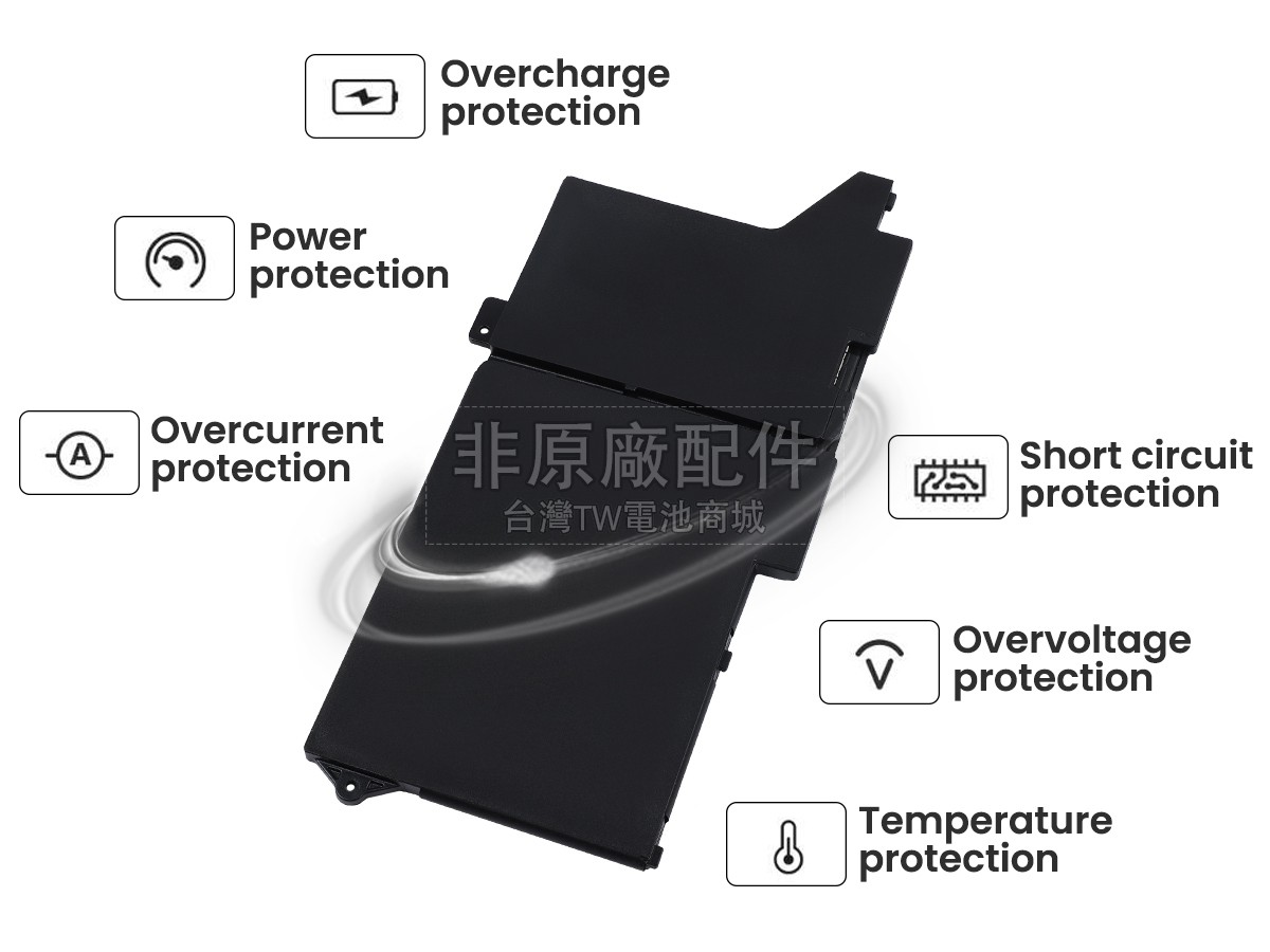 Dell M3KCN副廠電池