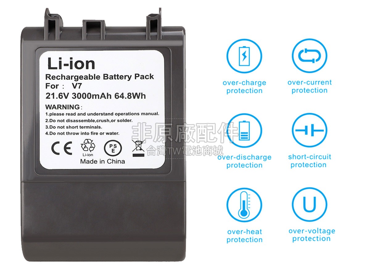 Dyson 968670-02電池