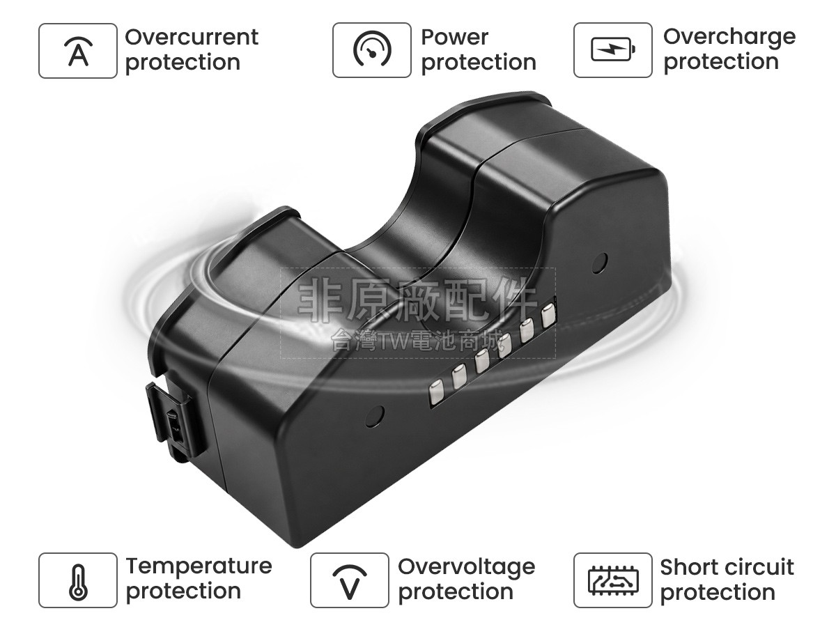 Ecovacs 10001374副廠電池