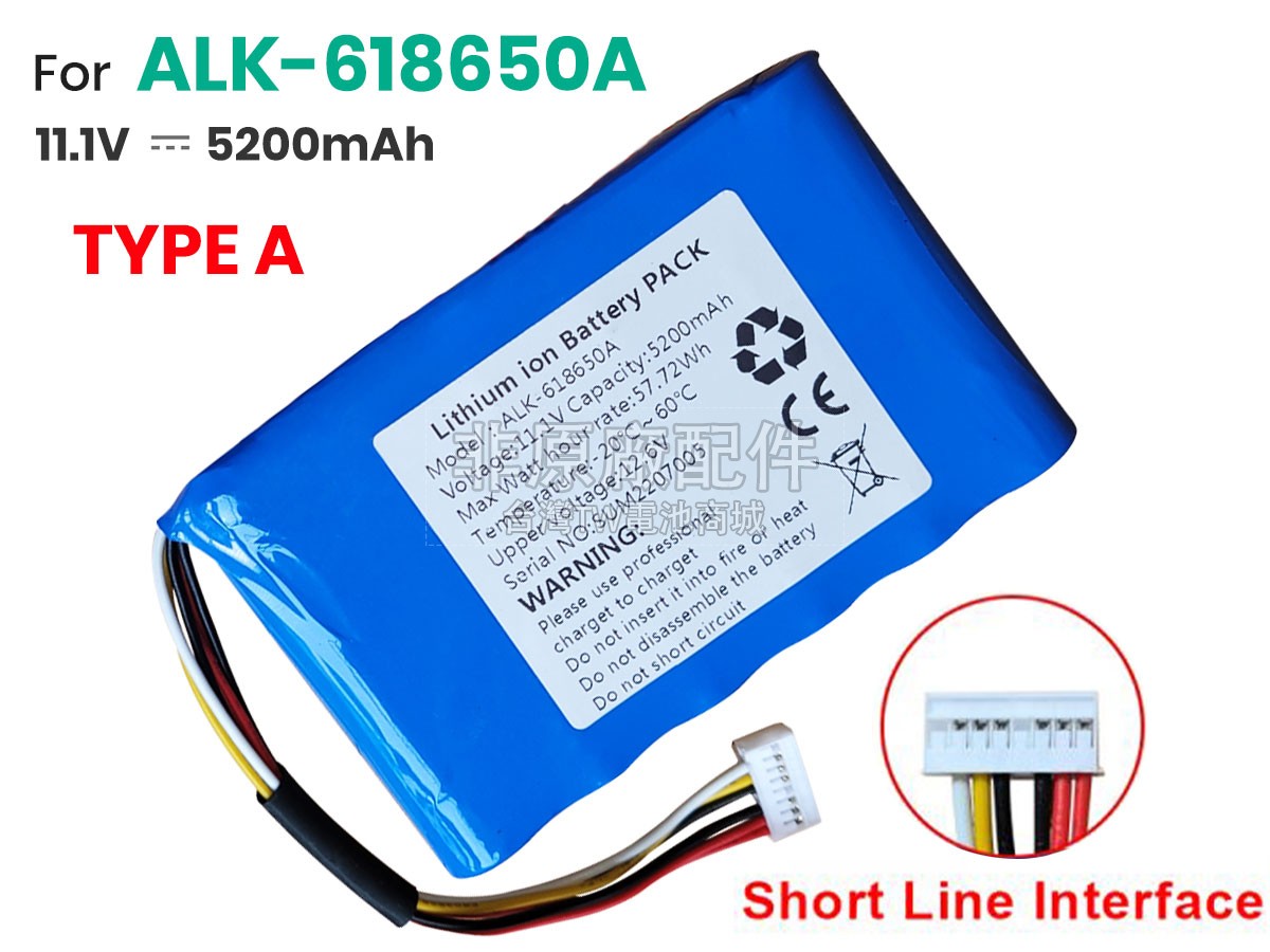 Eloik ALK-618650A副廠電池