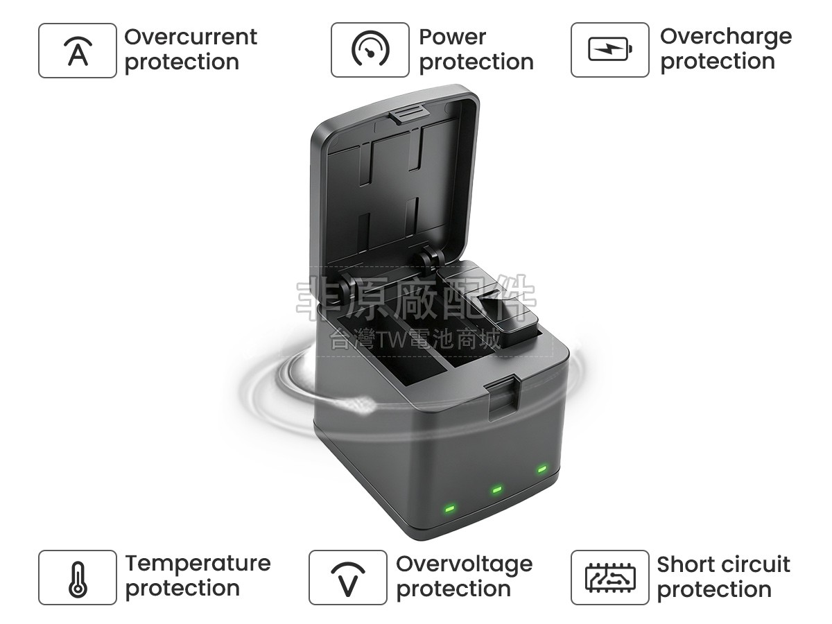 GoPro HERO 7 BLACK副廠電池