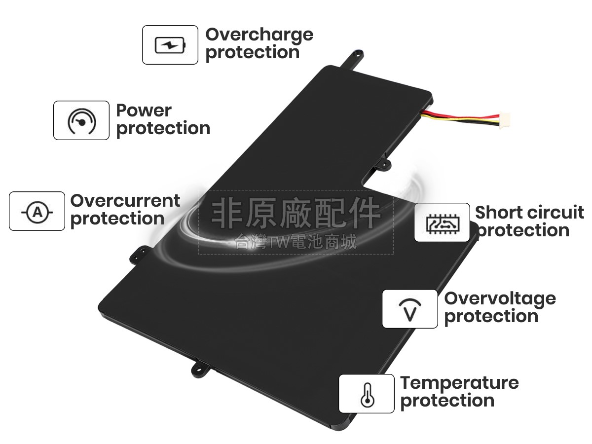 IPASON MAXBOOK P2 P154ABN51副廠電池