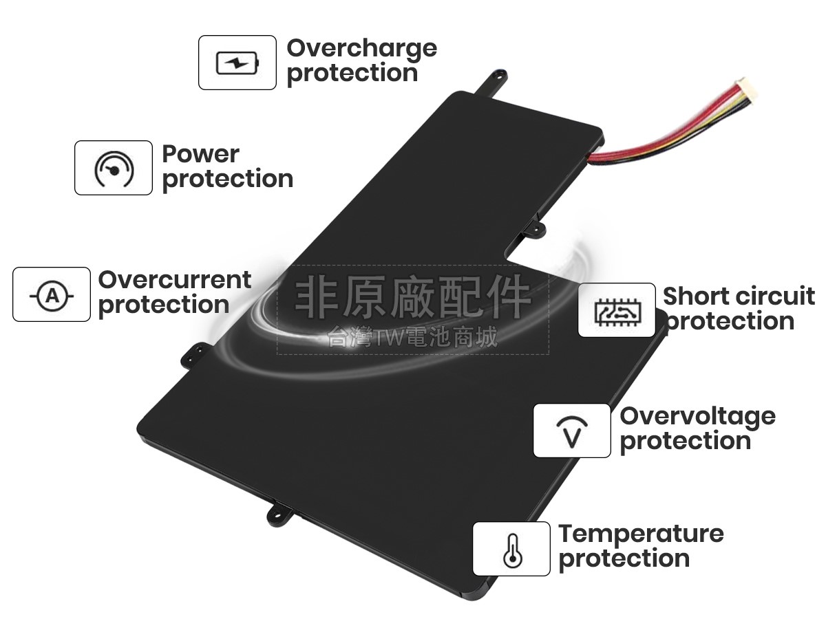IPASON MAXBOOK P2 P154ABN51副廠電池