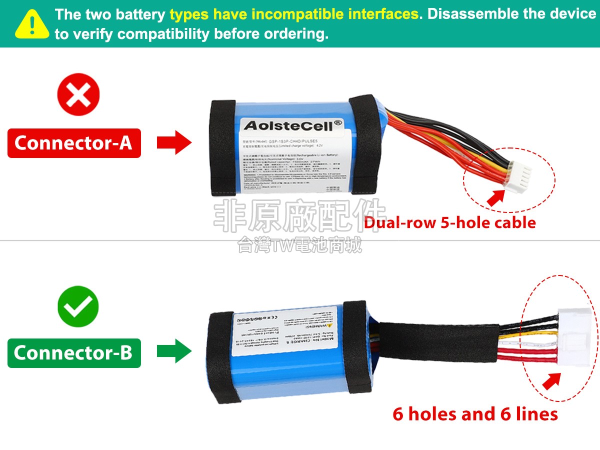 JBL GSP-1S3P-CH40副廠電池