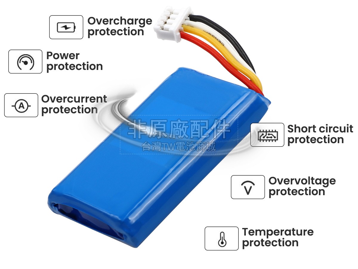 JBL CLIP 4副廠電池