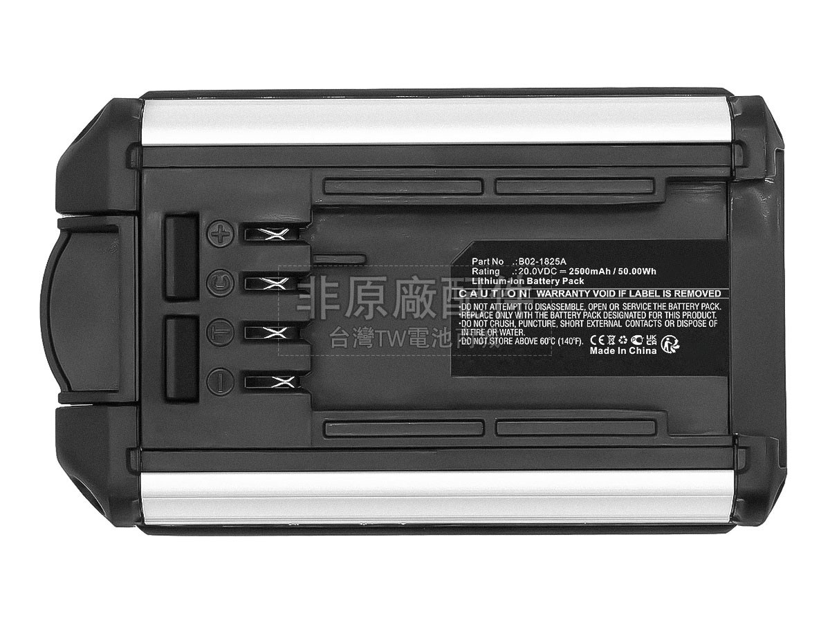 JIMMY B02-1825A副廠電池