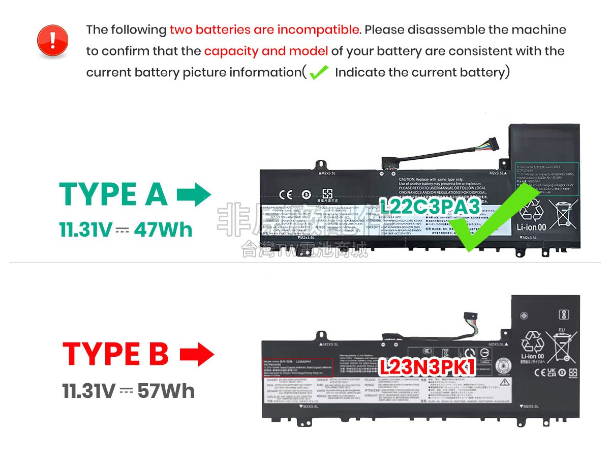 Lenovo IdeaPad SLIM 5 14IMH9-83DA002EKR副廠電池