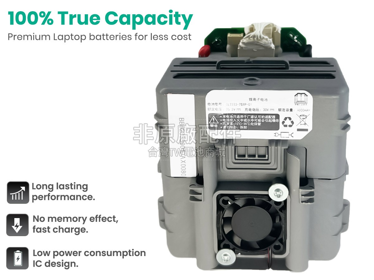 Tineco FLOOR ONE BOOSTER PRO FW28030ECN副廠電池