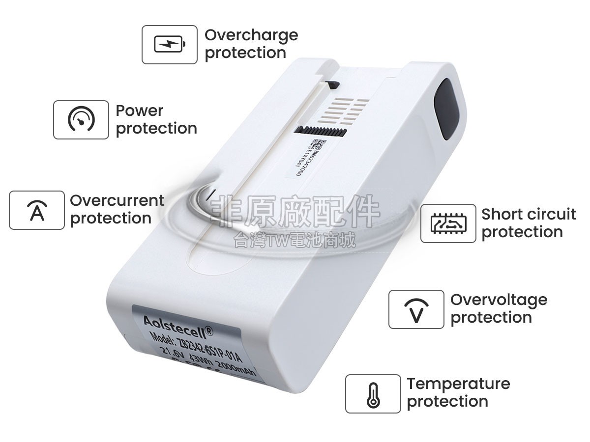 Tineco ZB2342-6S1P-01A副廠電池