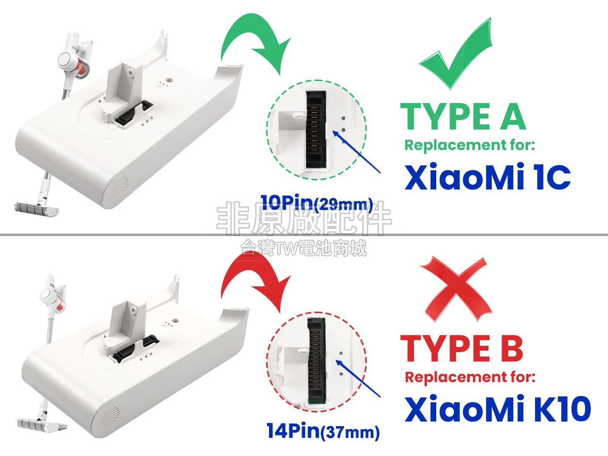 XiaoMi 1C-P1916-SDI-25R副廠電池