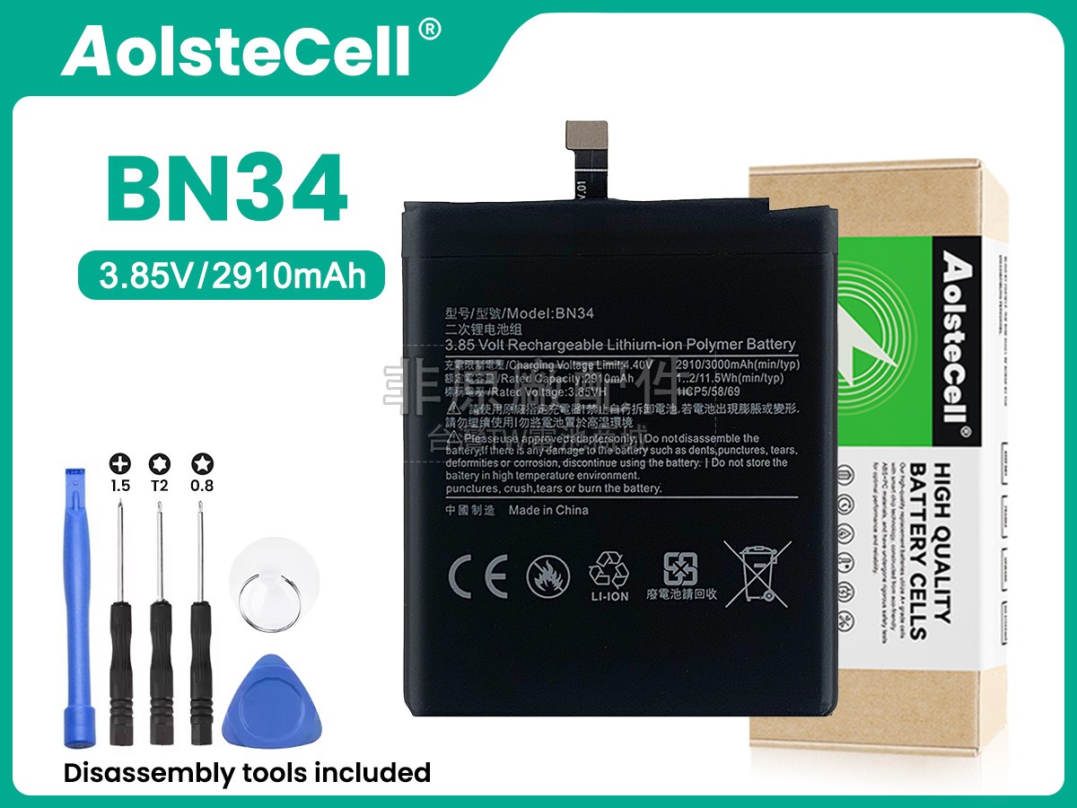 XiaoMi BN34副廠電池