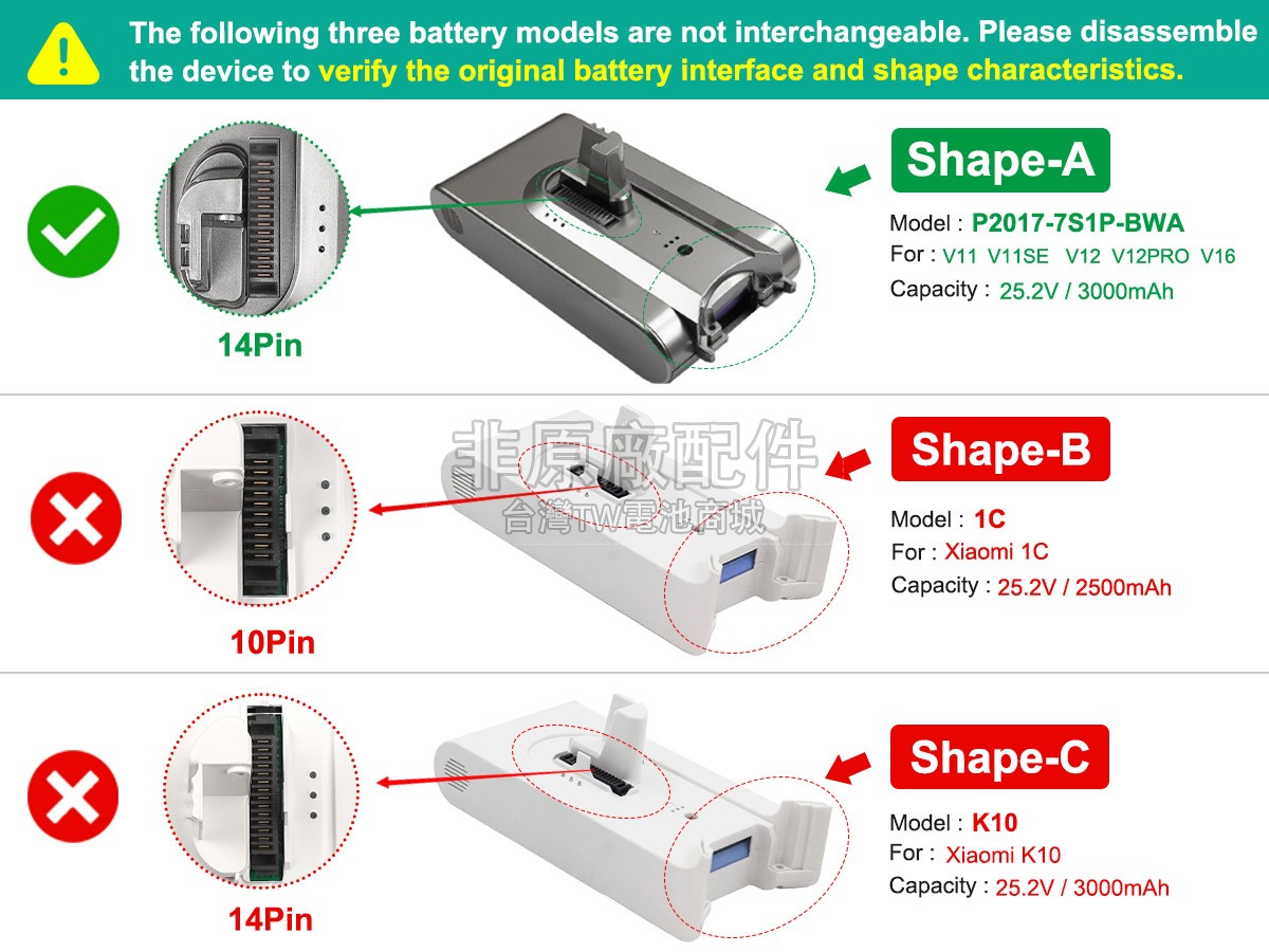 XiaoMi P2017-7S1P-BWA副廠電池