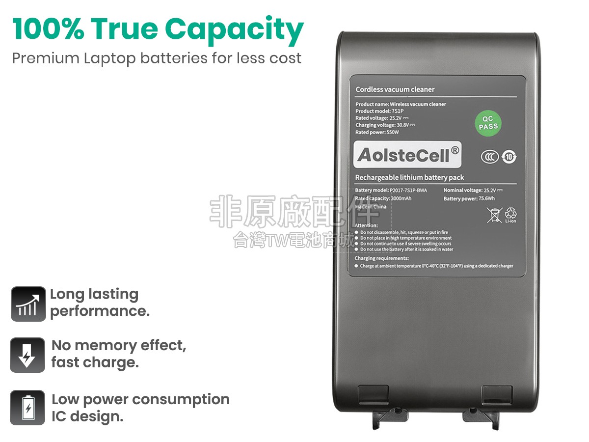 XiaoMi P2017-7S1P-BWA副廠電池