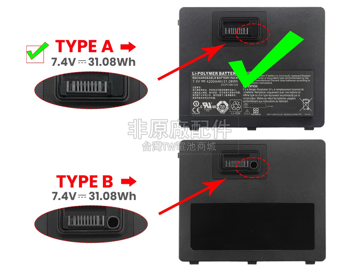 Xplore 2ICP7/44/125副廠電池