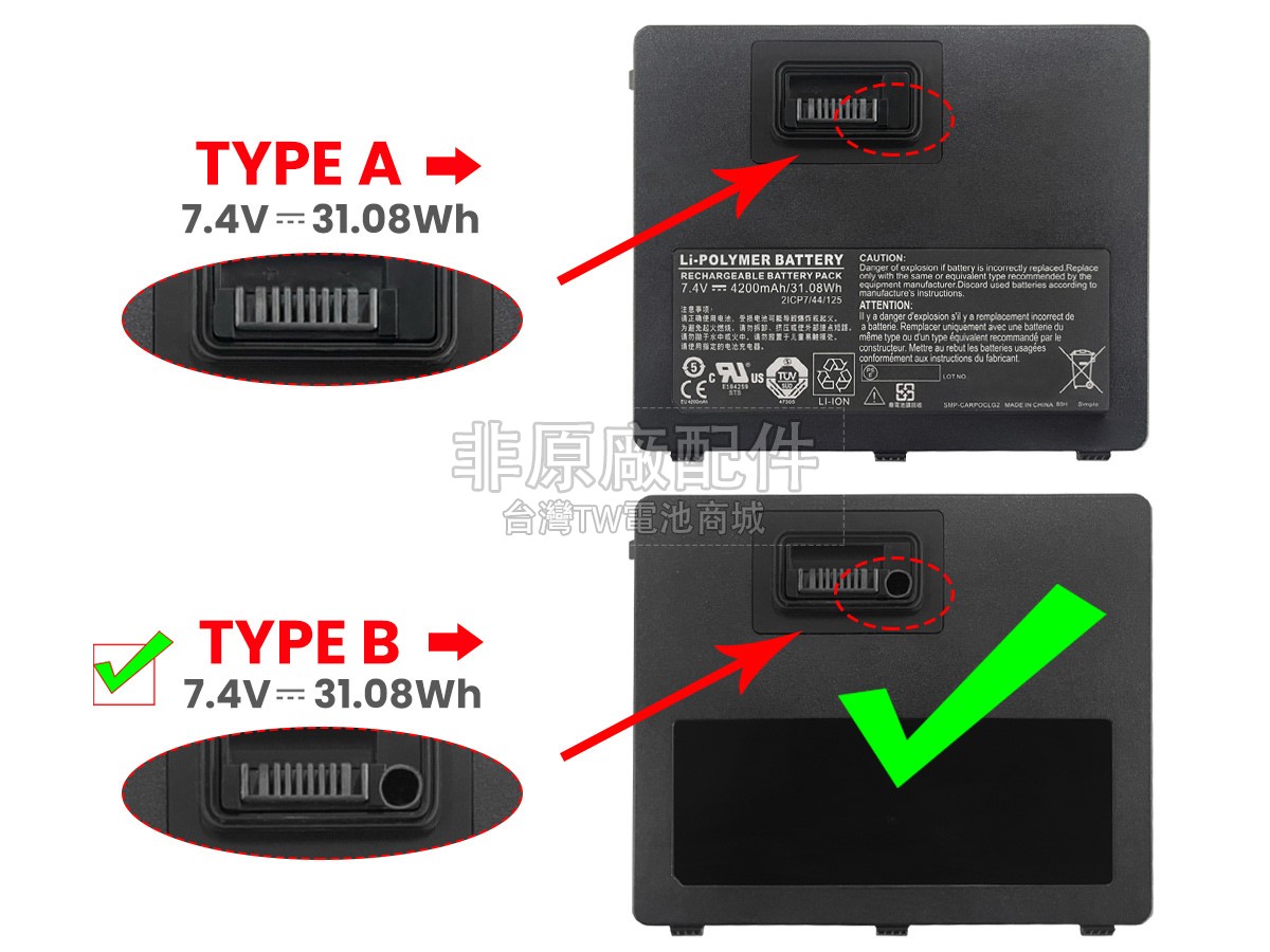 Xplore 2ICP7/44/125副廠電池