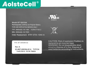 原廠Zebra BTRY-ET5X-10IN5-IA筆電電池